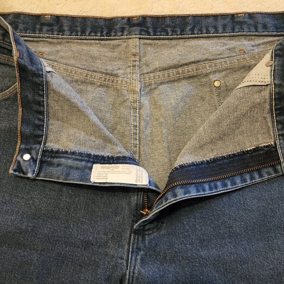 Men's MADE in the USA Prewashed Relaxed Fit WRANGLER Cowboy Cut Jeans Sz 42x32 - Picture 7 of 10